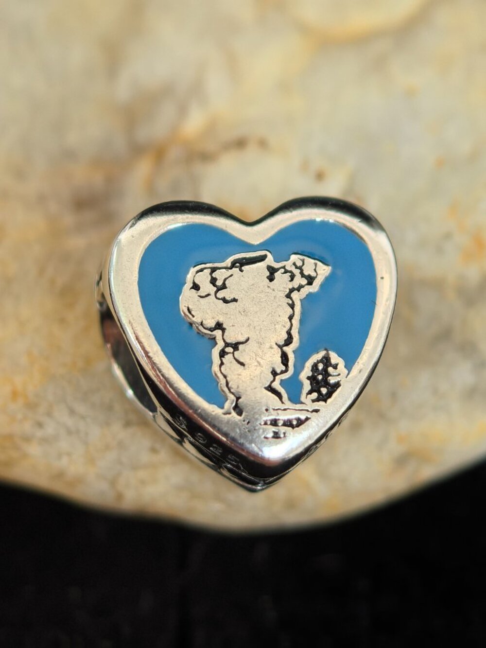 Pandora YELLOWSTONENATIONAL PARK Exclusive Heart Charm, S925 Silver (Women's)
